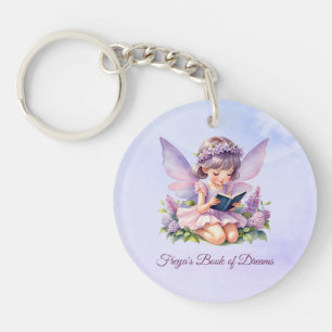 Gepersonaliseerde Fairy Freya Droomlezing Sleutelhanger