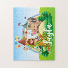 Gepersonaliseerde Fairy Kindernaam Puzzel