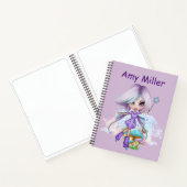 Gepersonaliseerde Fairy Sketch Notitieboek (Binnen)