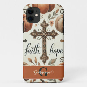 Gepersonaliseerde Faith & Hope Christelijk Hallowe iPhone 11 Hoesje