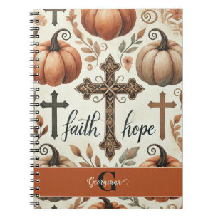 Gepersonaliseerde Faith & Hope Christelijk Hallowe Notitieboek