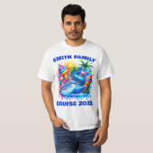 Gepersonaliseerde familie cruise Shirten T-shirt (Voorkant volledig)