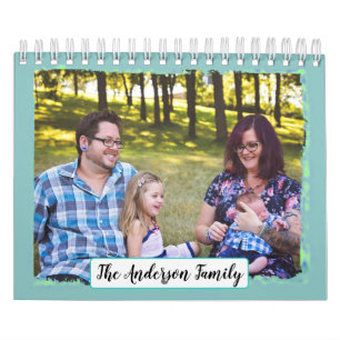 Gepersonaliseerde familie foto's kalender
