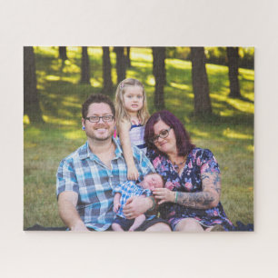 Gepersonaliseerde familie portret puzzle legpuzzel