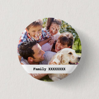 Gepersonaliseerde Familie Ronde Button 3,2 Cm
