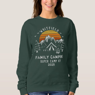 Gepersonaliseerde familie vakantie camping outfit trui