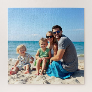Gepersonaliseerde familie vakantie foto's legpuzzel