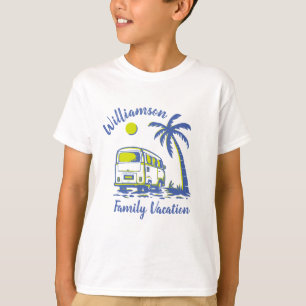 Gepersonaliseerde familie vakantie T-Shirt