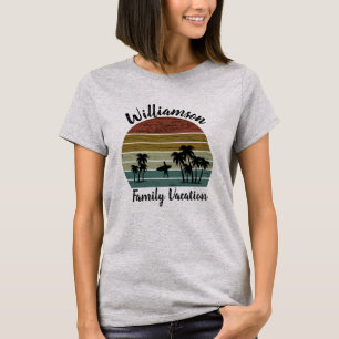 Gepersonaliseerde familie vakantie T-Shirt