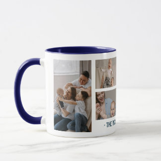 Gepersonaliseerde familiebeker met foto's en naam mok