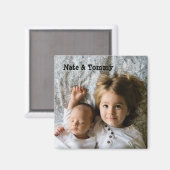 Gepersonaliseerde familiefilm Magnet Magneet (Voorkant / Achterkant)
