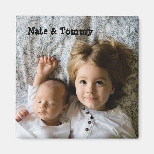 Gepersonaliseerde familiefilm Magnet Magneet (Voorkant)