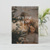 "Gepersonaliseerde Familiefoto Kerstmis (Staand voorkant)