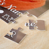 Gepersonaliseerde familiefoto legpuzzel (Zijkant)