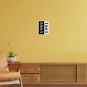 Gepersonaliseerde familiekunst Cadeau voor echtpa Poster