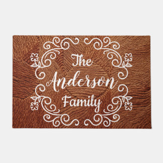 Gepersonaliseerde familienaam Doormat Deurmat