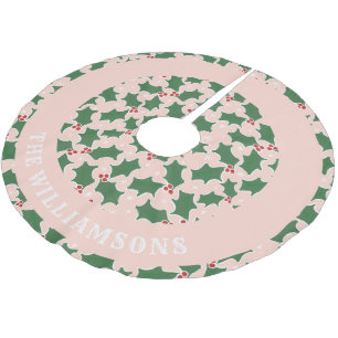 Gepersonaliseerde familienaam Kerstboom rok