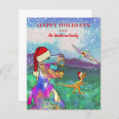 Gepersonaliseerde familienaam Kinder Dinosaurus Ke (Voorkant / Achterkant)