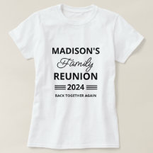 Gepersonaliseerde familiereünie die weer bij elkaa