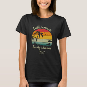 Gepersonaliseerde familievakantie t-shirt