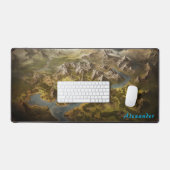 Gepersonaliseerde fantasie kaart Desk Mat (Keyboard & Muis)
