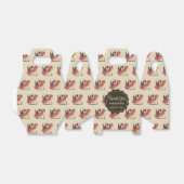 Gepersonaliseerde Fawn PUGS Donuts Favor Gable Box Bedankdoosjes (Uitgevouwen)