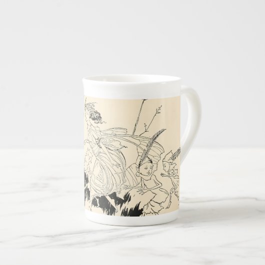 Gepersonaliseerde feeën Peter Pan Kensington Mok (Voorkant rechts)