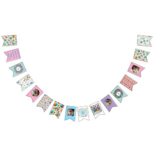Gepersonaliseerde feestdecoraties voor honden en k vlaggetjes