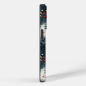 Gepersonaliseerde feestelijke bessen en sneeuwvlok Case-Mate iPhone case (Achterkant / Rechts)