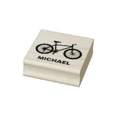 Gepersonaliseerde fietser 	rubberstempel (Stempel)
