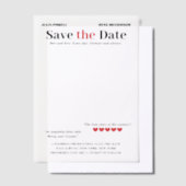 Gepersonaliseerde film Poster Bewaar de datum Over Vellum Uitnodigingen (Offset)