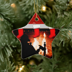 Gepersonaliseerde Firefighter Collectible Keramisch Ornament