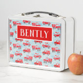 Gepersonaliseerde firetrucks jongens aangepaste na (In situ)