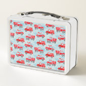 Gepersonaliseerde firetrucks jongens aangepaste na (Achterkant)