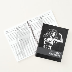 Gepersonaliseerde Fitness Journal Dagelijks Oefend Notitieboek