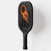 Gepersonaliseerde Flaming Sinaasappel Pickleball o Pickleball Paddle (Links)