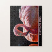 Gepersonaliseerde Flamingo Puzzle Legpuzzel (Verticaal)
