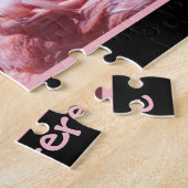 Gepersonaliseerde Flamingos Puzzle Legpuzzel (Zijkant)