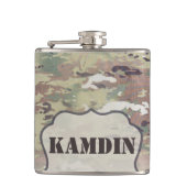 Gepersonaliseerde Flask Army OCP Camo Uniform Camo Heupfles (Voorkant)