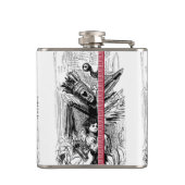Gepersonaliseerde Flask Respecteer de Ridder Heupfles (Achterkant)