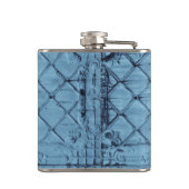 Gepersonaliseerde Flask Rustieke Tin Panel Plafond Heupfles (Achterkant)