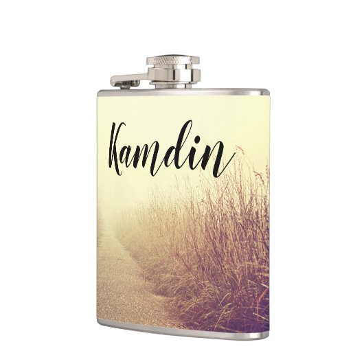 Gepersonaliseerde Flask Sunrise Pathway Walkway Pa Heupfles (Links)