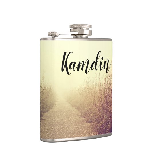 Gepersonaliseerde Flask Sunrise Pathway Walkway Pa Heupfles (Rechts)