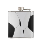 Gepersonaliseerde Flask Voetbal Heupfles (Achterkant)