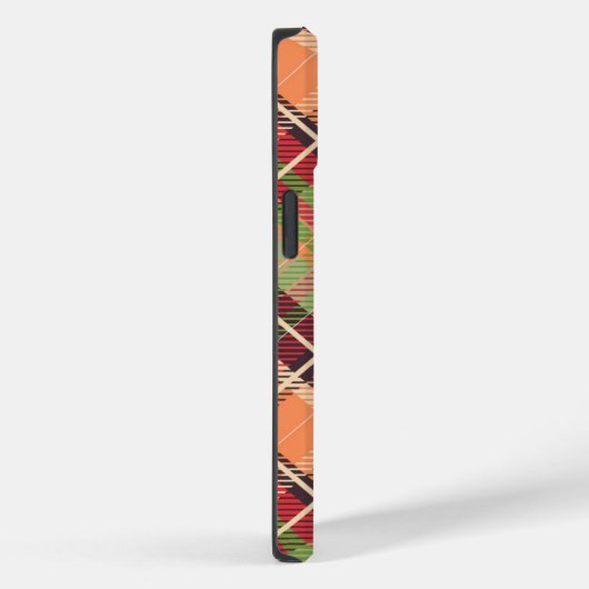 Gepersonaliseerde Flat Checkered Plaid Case-Mate iPhone Case (Achterkant / Rechts)
