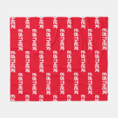 Gepersonaliseerde Fleece Deken van Kind (Voorkant (Horizontaal))