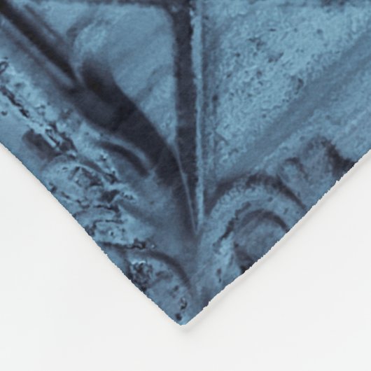 Gepersonaliseerde fleece Gooi Rustiek Tin Panel Pl (Hoek)