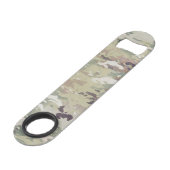 Gepersonaliseerde flesopener Army OCP Camo Uniform Speed Flessenopener (Achterkant Gekanteld)
