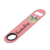 Gepersonaliseerde flesopener Bohemian Cactus Succu Speed Flessenopener (Voorkant Gekanteld)