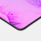 Gepersonaliseerde Floral Bliss bureaumat in pastel (Hoek)